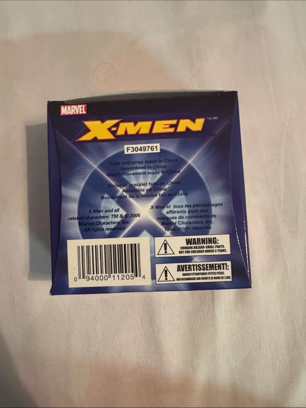 Marvel X-Men Men's Graphic Blue Bi-Fold Wallet